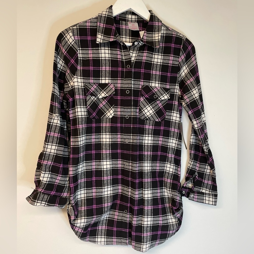 No Boundaries NWT Flannel Tunic Size 3/5